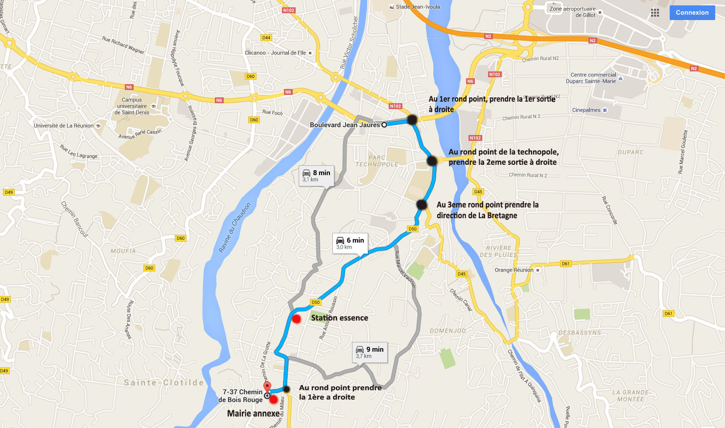 Plan pour venir &agrave; la radio